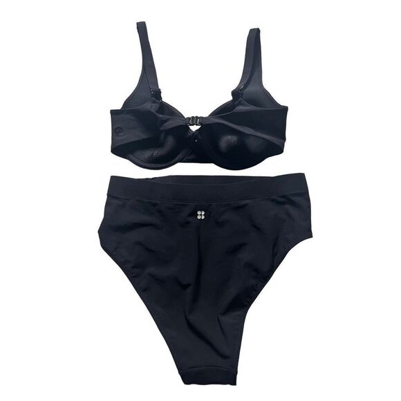 Sweaty Betty Women's Black High Waist Xtra Life & Laguna Underwired Bikini NWT - Picture 2 of 7